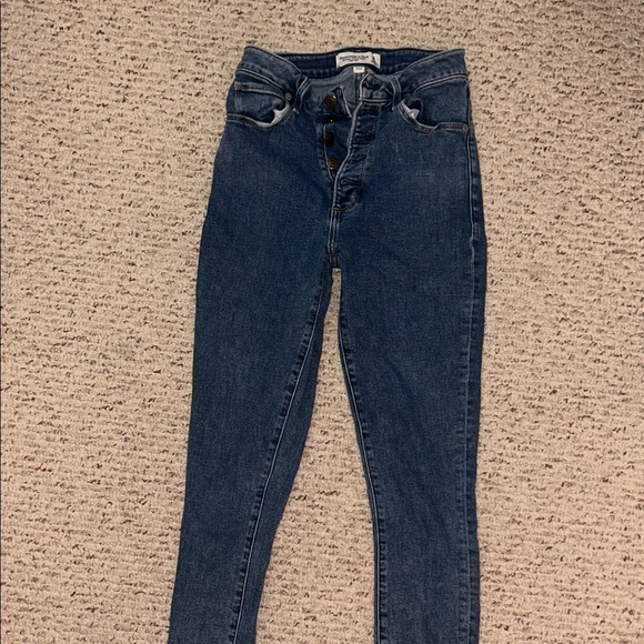 Abercrombie & Fitch Denim - Abercrombie & Fitch Dark Blue Skinny Jeans